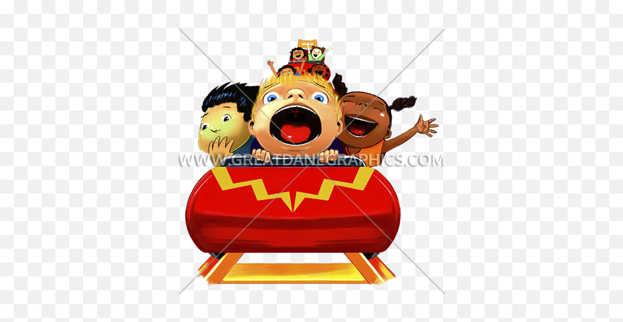Roller Coaster Kids - Happy Emoji,Roller Coaster Clipart