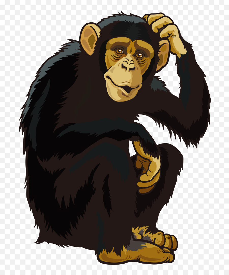 Monkey Vector Png Emoji,Chimp Png