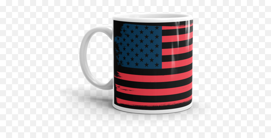 American Spartan Flag Patriot Strong Coffee Mug Dark Color Emoji,Distressed American Flag Png