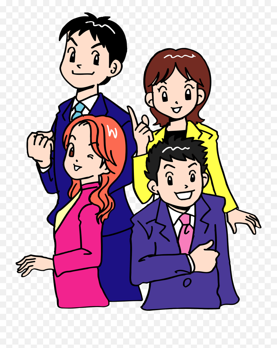 Young Business People Clipart Free Download Transparent Emoji,Professional Clipart