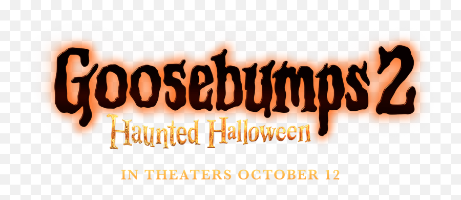 Goosebumps 2 Haunted Halloween Logo Png - Goosebumps Emoji,Halloween Logo