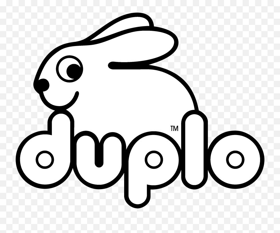 Lego Duplo Logo Png Image With No - Duplo Logo Black And White Emoji,Lego Logo