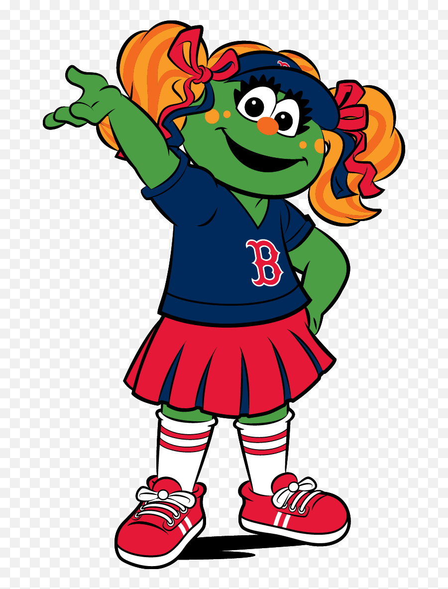 Boston Red Sox Tessie Transparent Png - Red Sox Mascot Girl Emoji,Red Sox Logo