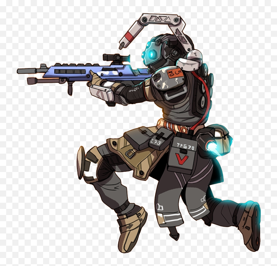 Cyberpunk Sci - Fi Art Transparent Background Png Mart Titanfall 2 Gun Concept Art Emoji,Gun Transparent Background