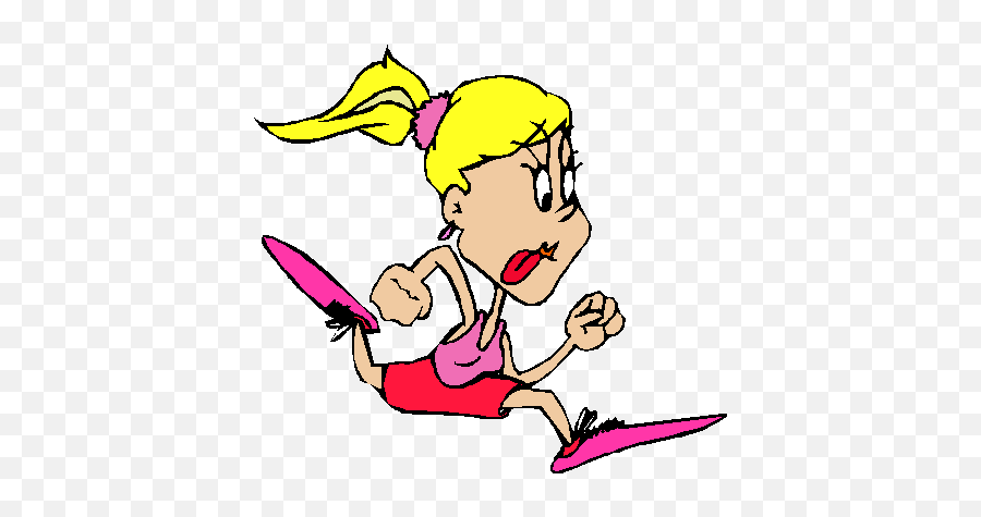 Girl Running Clipart 15 - 435 X 397 Webcomicmsnet Clipart Running Girl Gif Emoji,Running Clipart