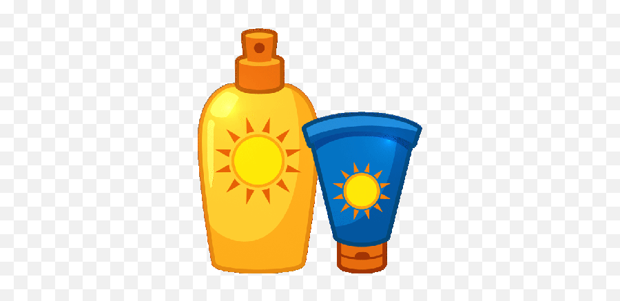 Share Gfycat Gifs Water Bottle Clip Art - Sunscreen Gif Emoji,Sunscreen Clipart