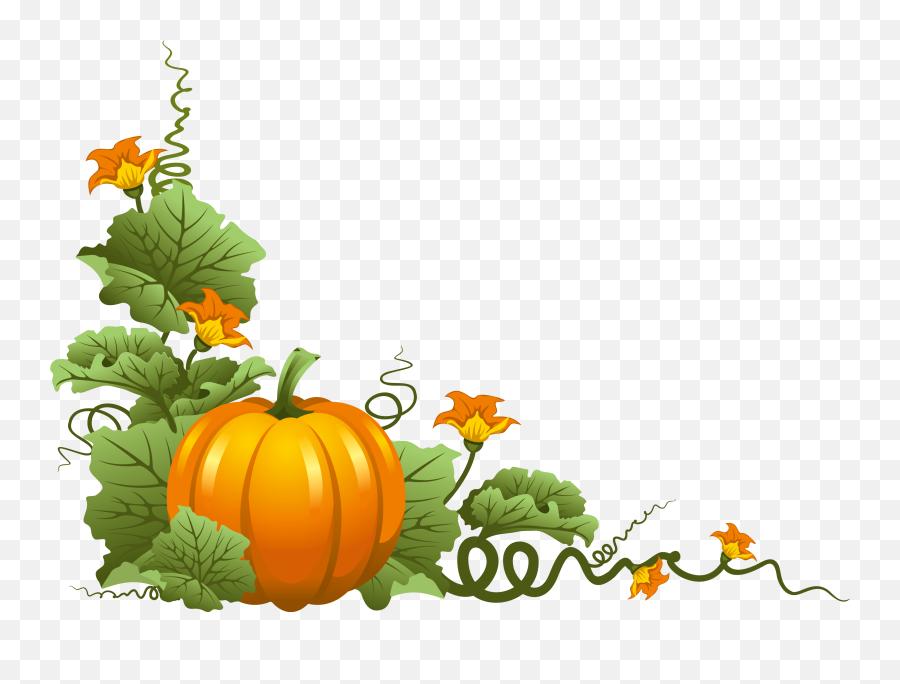 Clipart Tree Pumpkin Clipart Tree - Pumpkin Vine Plant Clipart Emoji,Pumpkin Clipart