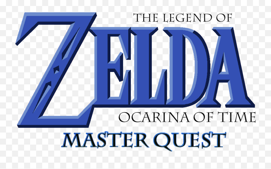 Legend Of Zelda Logo Font - Legend Of Zelda Ocarina Of Time Master Quest Logo Emoji,Zelda Logo