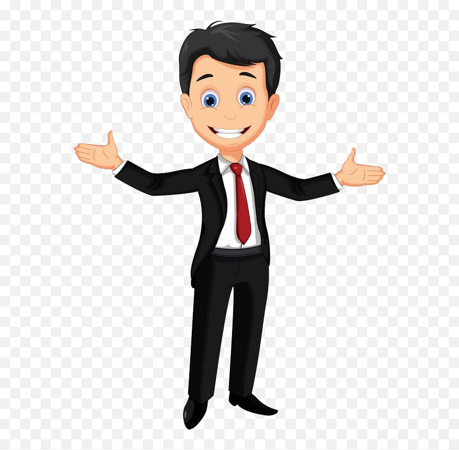 Animated Businessman Png Pic Png Mart - Clipart Cartoon Businessman Emoji,Business Man Png
