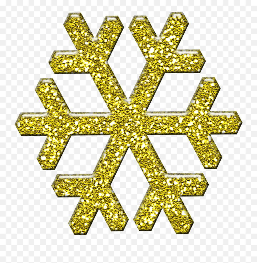 Library Of Free Gold Snowflake Svg - Gold Snowflake Clipart Emoji,Snowflakes Clipart