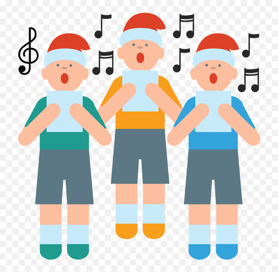 Christmas Carolers Clipart Emoji,Christmas Carolers Clipart