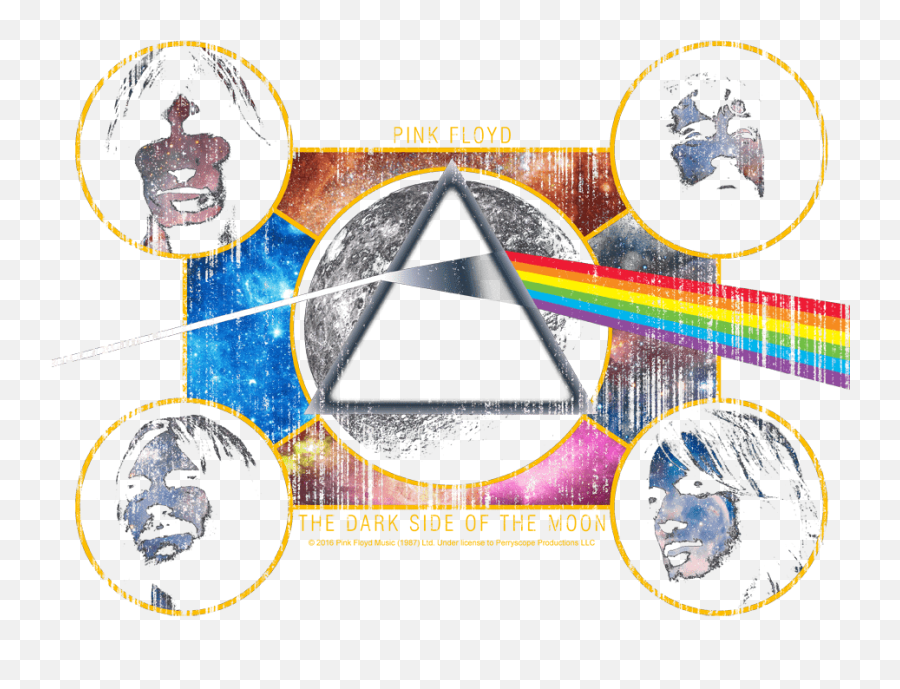 Pink Floyd Dark Side Heads Youth T - Shirt Ages 812 Language Emoji,Pink Floyd Logo