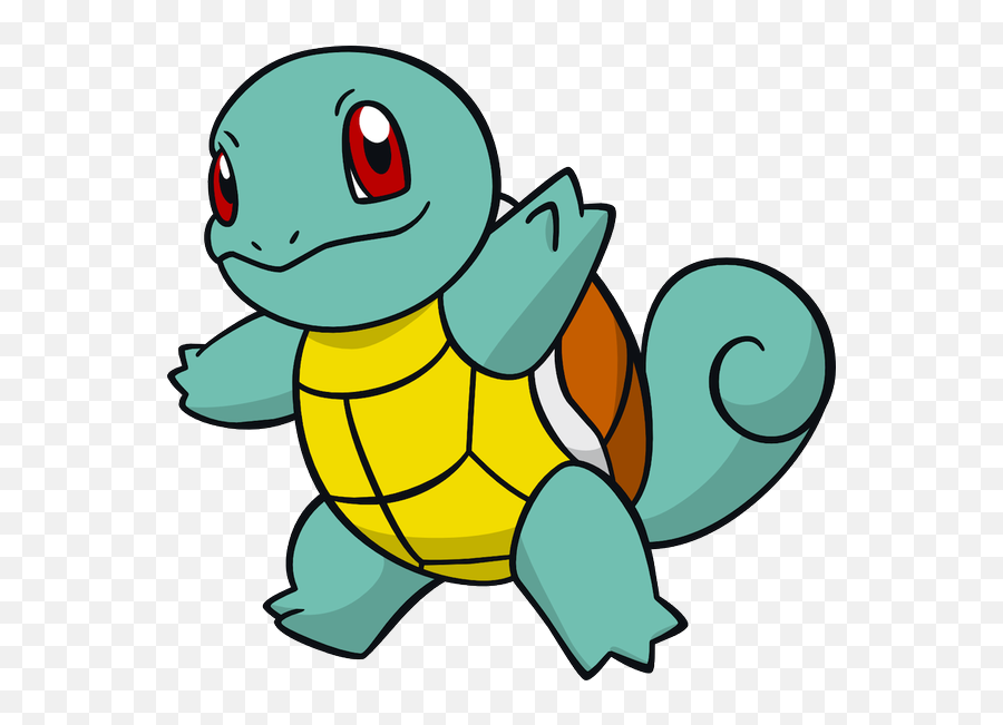 Squirtle Clipart - Transparent Pokemon Starters Png Emoji,Squirtle Png