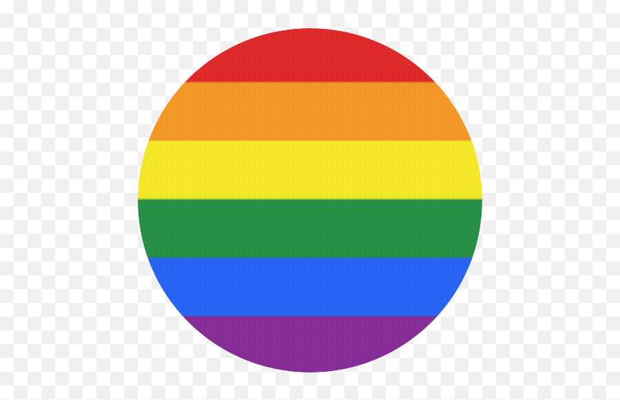 Gay Pride Rainbow Flag Stripes Round - Mornington Crescent Tube Station Emoji,Gay Pride Flag Png