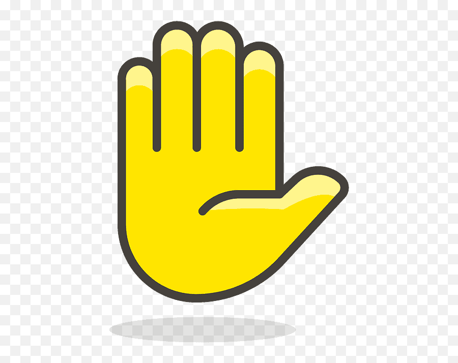 Raised Hand Emoji Clipart - Icon Raise Hand Png,Raise Hand Clipart
