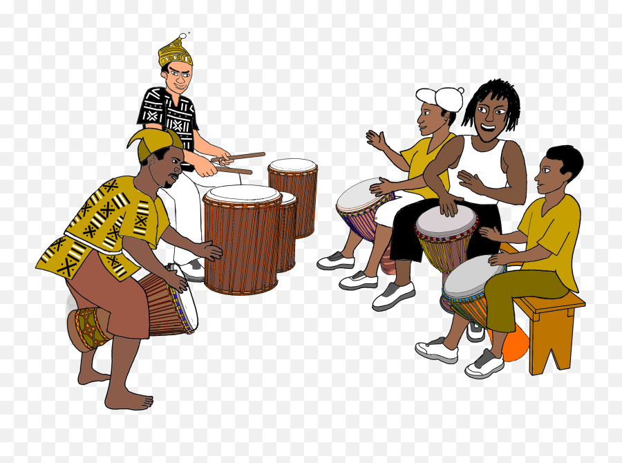 Music Clipart Png - A Unique Musical Instruments Factory African Drumming Clipart Emoji,Music Clipart