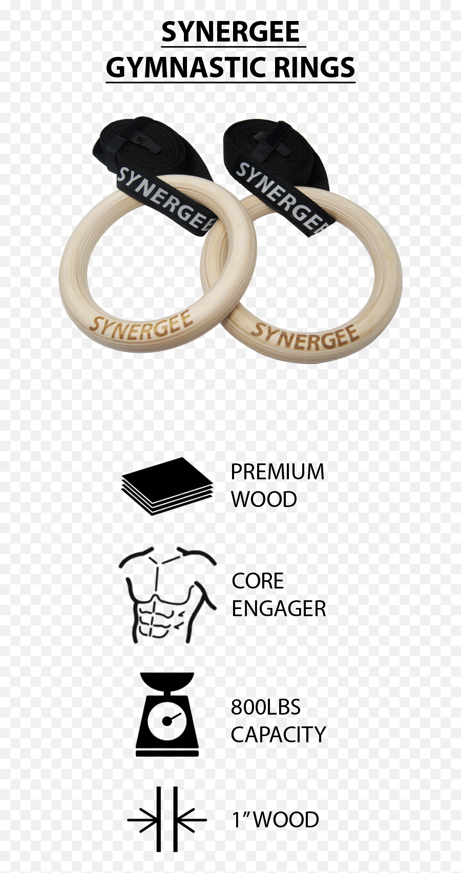 Dips Synergee 925 Diameter Wood Olympic Gymnastics Rings Emoji,Olympic Rings Png
