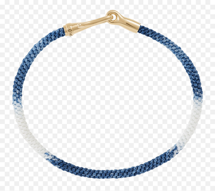 Ole Lynggaard Copenhagen Life Bracelet In Gold With Blue Emoji,Blue Jeans Png