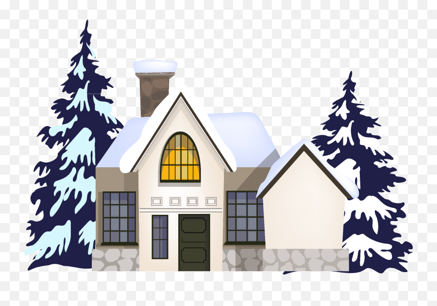 Vector Snow Snowing Reflection Png And Image - Christmas Snow House Vector Png Emoji,Snow Png