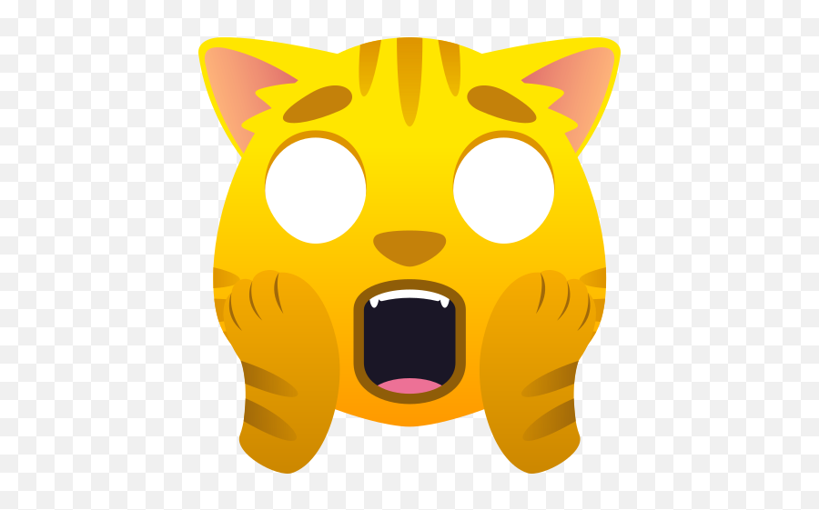 Emoji Cat Screaming In Fear Wprock,Scared Emoji Transparent