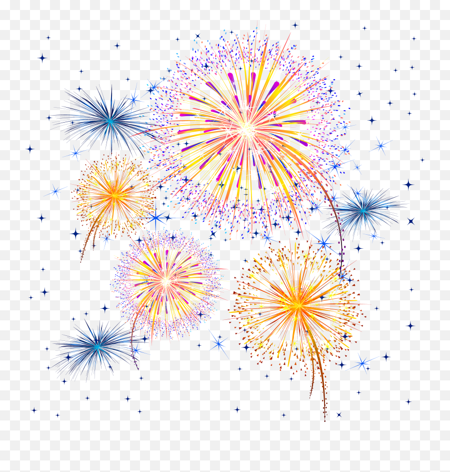 Fireworks Clip Art - Transparent Background Firework Png Transparent Emoji,Fireworks Clipart