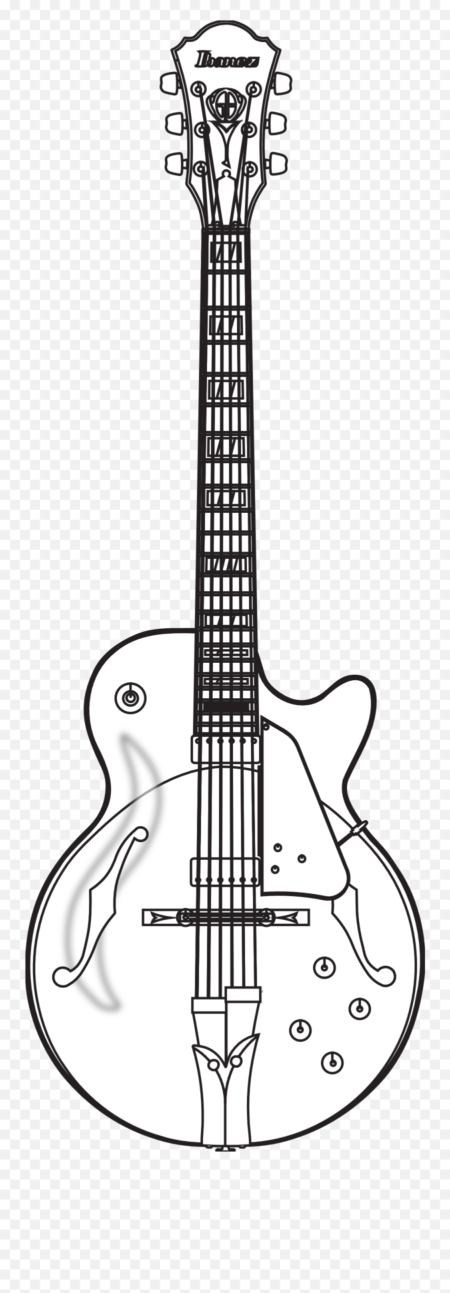 Guitar Black And White Guitar Clipart Emoji,Guitar Clipart