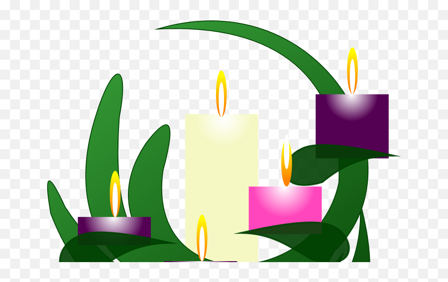 Clip Art Advent Candles - Clip Art Advent Wreath Png Emoji,Advent Clipart