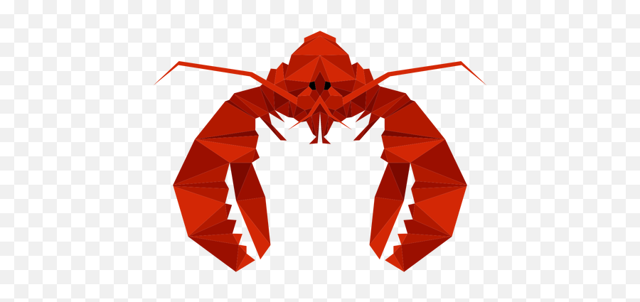 Lobster Front View Lowpoly Ad Sponsored Spon Front - Lobster Front View Vektor Emoji,Red Lobster Logo
