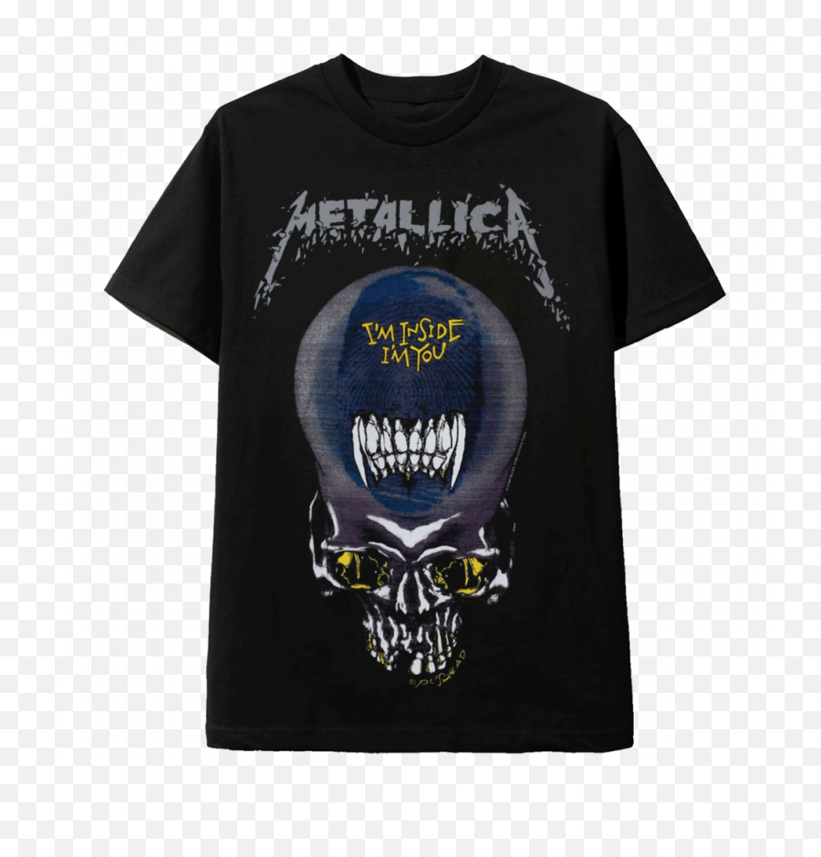 Vintage Rock - Black T Shirt Metallica Iu0027m Inside Iu0027m You Unisex Emoji,Metallica Logo Png