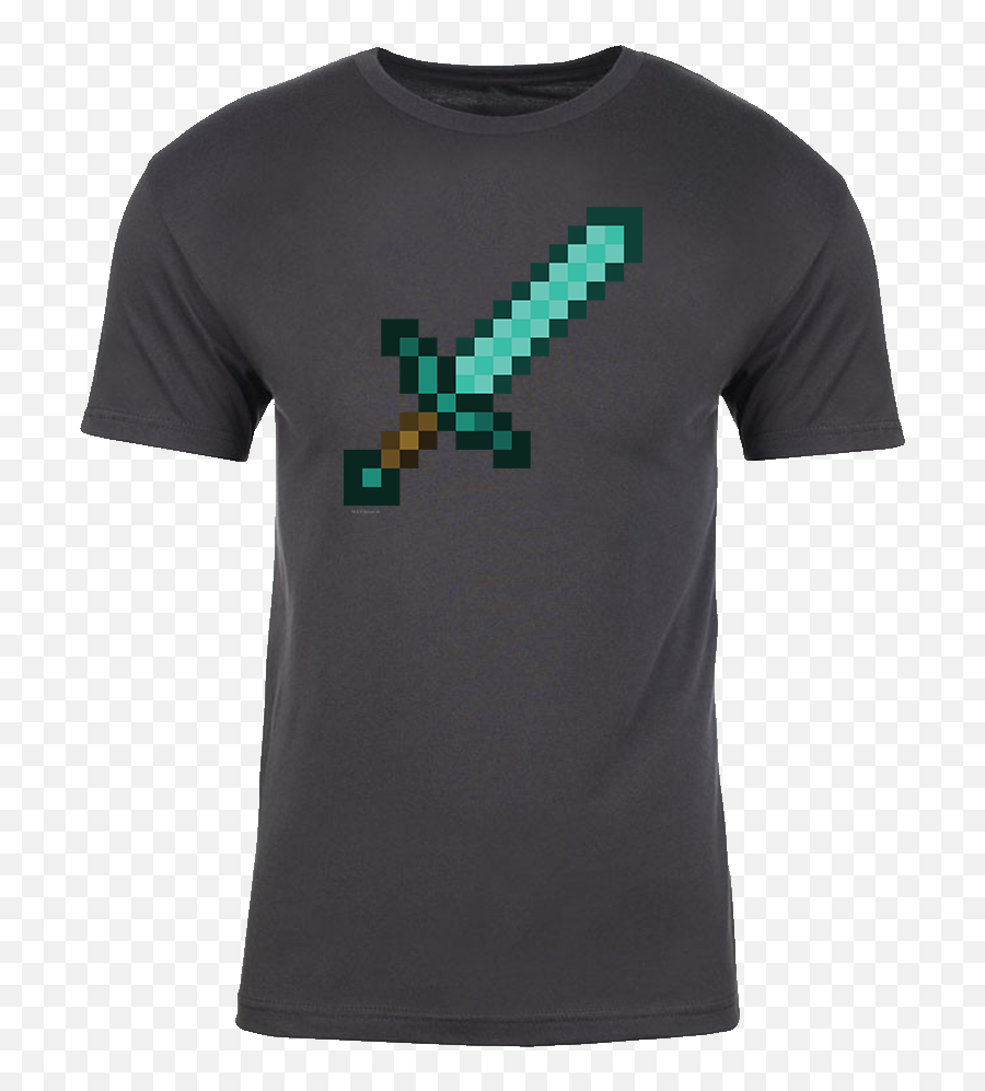 Minecraft Sword Adult Short Sleeve T - Shirt Dexter Shirt Emoji,Minecraft Sword Png