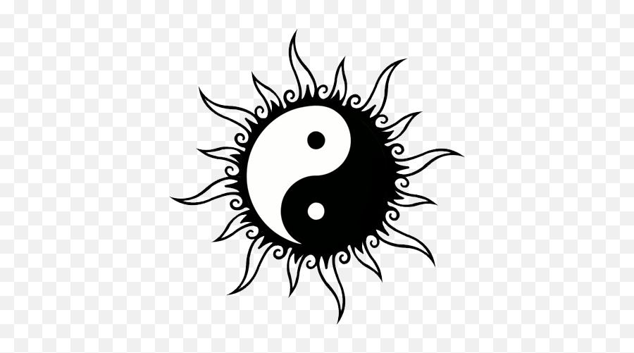 Yin - Yin Yang Symbol Tattoo Designs Emoji,Yin And Yang Png