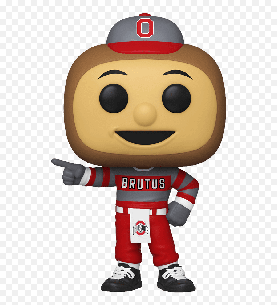 College Mascots Ohio State University - Brutus Buckeye Funko Pop Emoji,Ohio St Buckeyes Logo