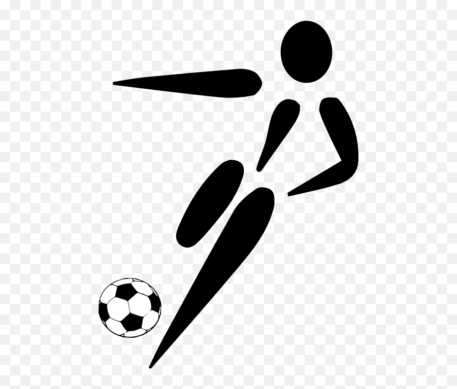 Soccer Player Clipart - For Soccer Emoji,Soccer Player Clipart