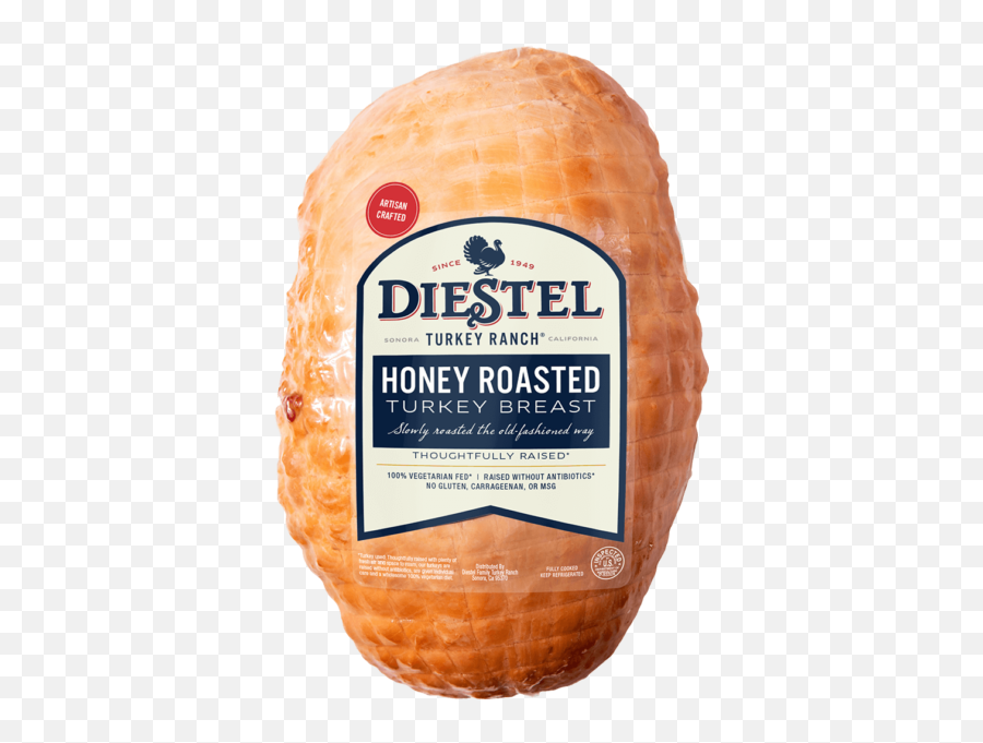 Honey Roasted Artisan Deli Turkey Breast - Diestel Family Ranch Diestel Turkey Emoji,Turkey Transparent