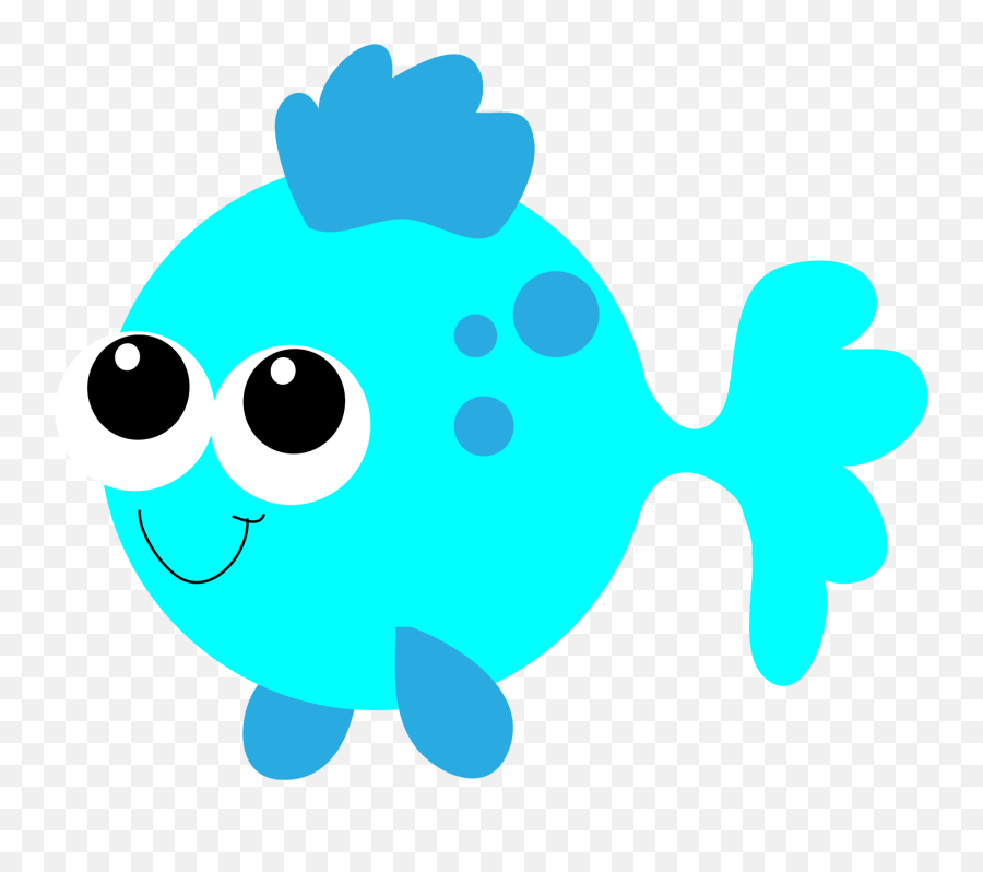 Kid Fish Picture Free Library Png Files - Cute Fish Clipart Emoji,Fish Clipart