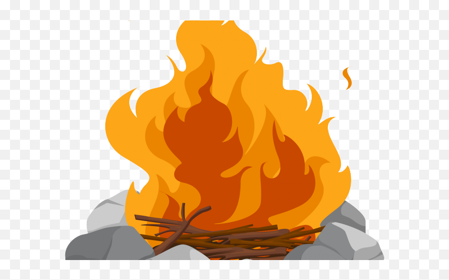 Download Hd Campfire Clipart Fire Ring - Transparent Background Campfire Png Emoji,Campfire Clipart