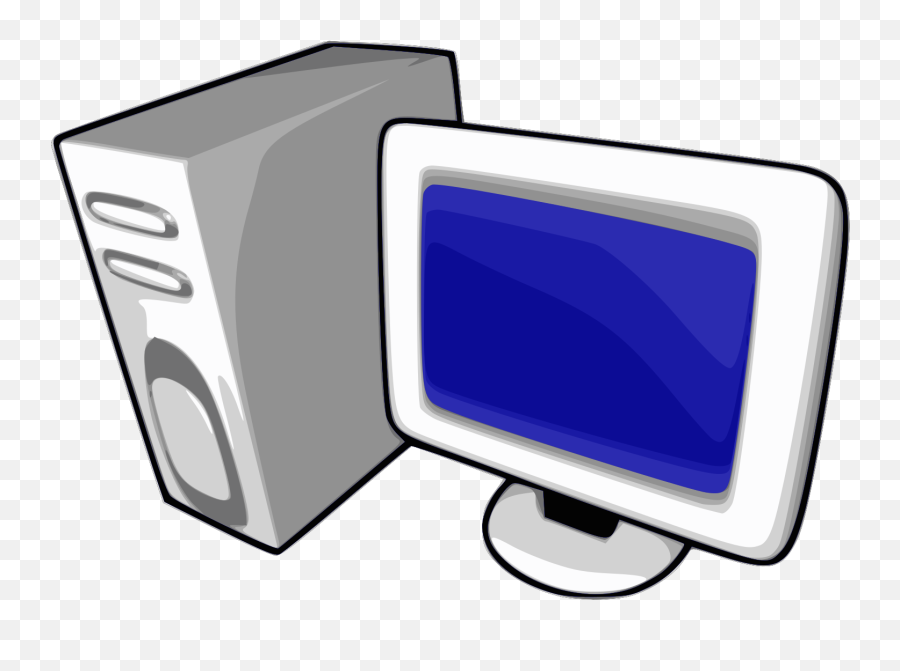Computer Image Ofputer Monitor Clipart 2 Puter Clip Art - Computer Clipart No Copyright Emoji,Computer Clipart