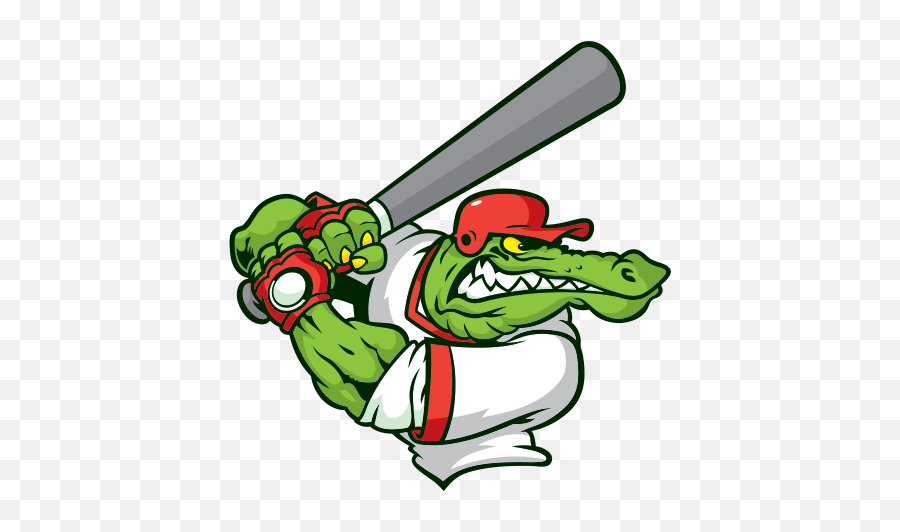 Printed Vinyl Gator Baseball Player Stickers Factory - Fictional Character Emoji,Gator Logo