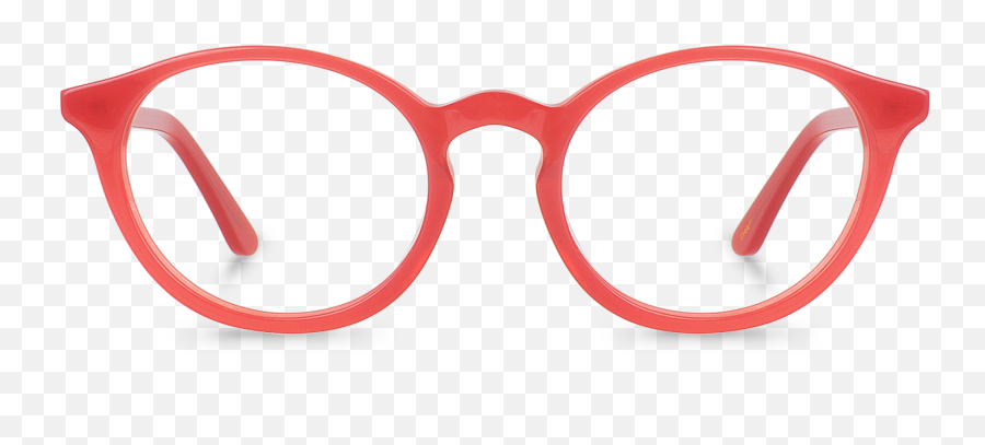 Dream Red Red Oval Glasses - Sunclip Lunor A5 Emoji,Red Oval Png
