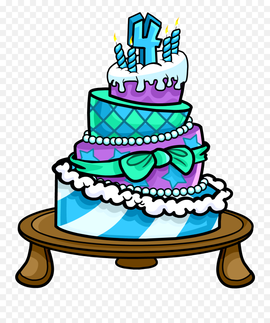 Vector Birthday Cake Png Pic Background Png Arts - Cake Cartoon 4 Years Emoji,Birthday Cake Png
