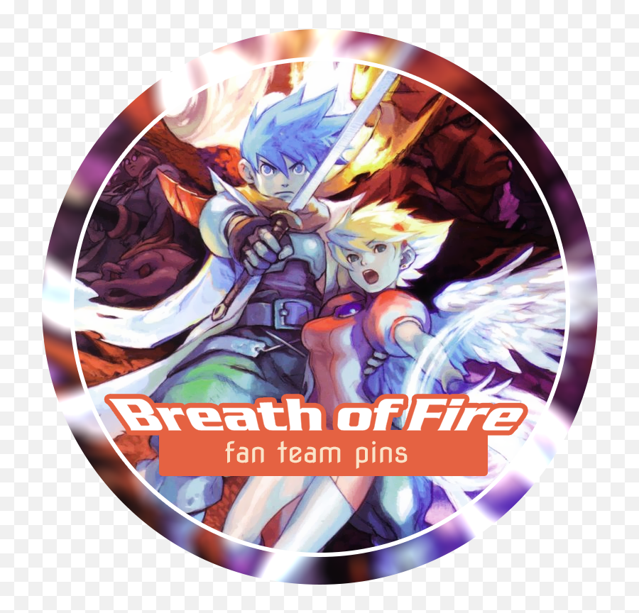 Breath Of Fire Pins Emoji,Breath Of Fire Logo