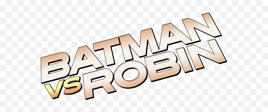 Batman Vs - Batman Vs Robin Title Emoji,Robin Logo