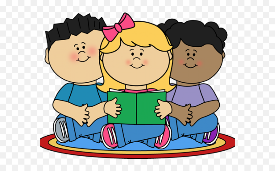 Kids Reading Clipart Emoji,Read Aloud Clipart