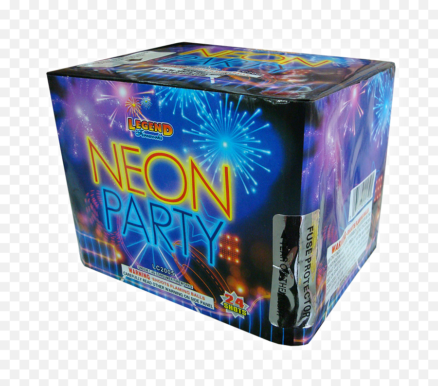 Neon Party 24 Shot Legend - Miller Fireworks Emoji,Fireworks Png 24 Transparency