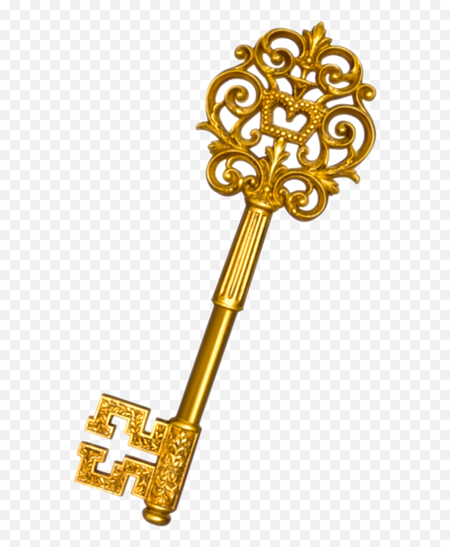 Gold Key Transparent - Gold Key Png Emoji,Key Png