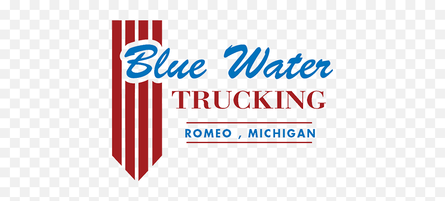 Blue Water Trucking Michigan - Blue Water Trucking Emoji,Trucking Logo