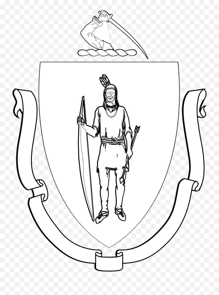 Mass State Seal Outline Svg Vector Mass State Seal Outline Emoji,Mass Clipart