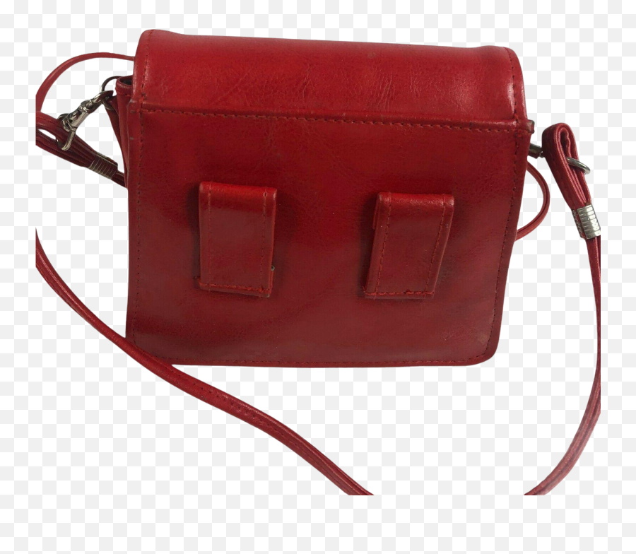 Vintage Red Leather Small Crossbody Bag By Fiorelli - Free Emoji,Transparent Purses