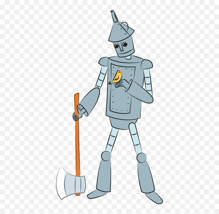 Tin Man From Wizard Of Oz Clipart Free Download Transparent - Fictional Character Emoji,Wizard Clipart