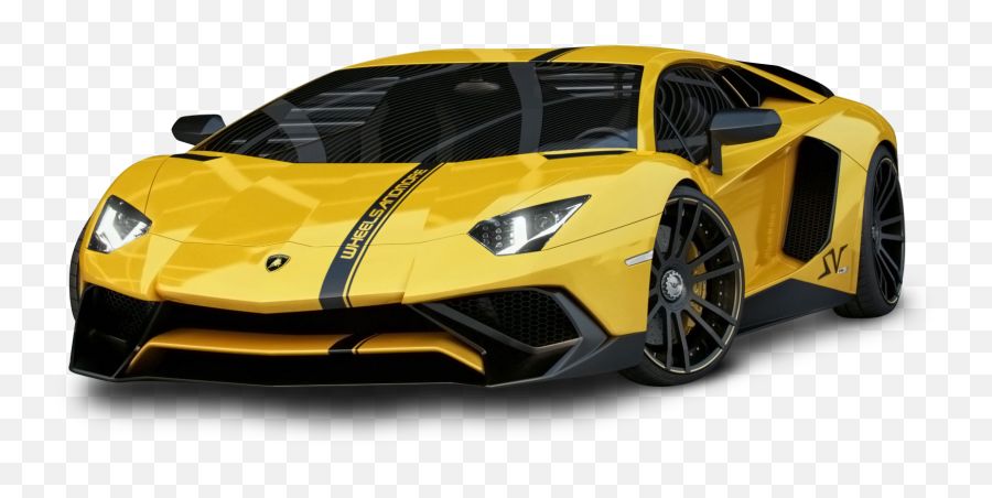 Yellow Lamborghini Aventador Png Image - Lamborghini Aventador Png Emoji,Lamborghini Png